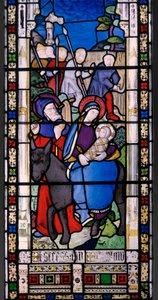 Fuite en Égypte (détail) - Augustus Welby Northmore Pugin
