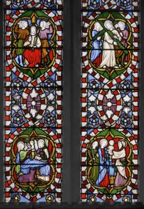 Mystères du Rosaire, Fenêtre Est de la Chapelle (détail) - Augustus Welby Northmore Pugin