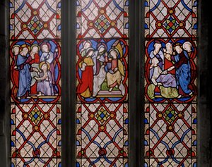 Résurrection de Lazare, Les Maries au Tombeau, et la Résurrection de la fille de Jaïre (détail) - Augustus Welby Northmore Pugin