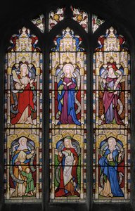 Ruth, La Vierge Marie, Sarah, Hannah, Dorcas et Anne - Augustus Welby Northmore Pugin
