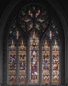 Vierge et Christ avec scènes de sa vie - Augustus Welby Northmore Pugin