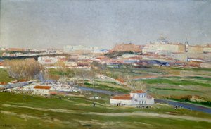 La prairie de San Isidro - Aureliano de Beruete