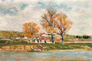 Les rives du fleuve Manzanares - Aureliano de Beruete