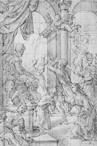 Le martyre des Maccabées (?) - Aurelio Lomi
