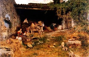 Cour de ferme italienne