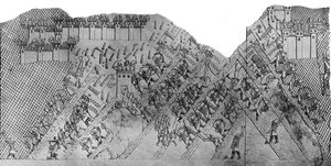 Assaut sur la ville de Lakish, 700-692 av. J.-C., vers 1900-1920 - Austen Henry Layard