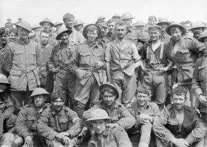 Un groupe du 46e bataillon d