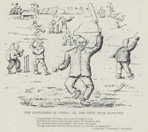 Les Gentilshommes de Chine, ou la prochaine équipe attendue (lithographie)