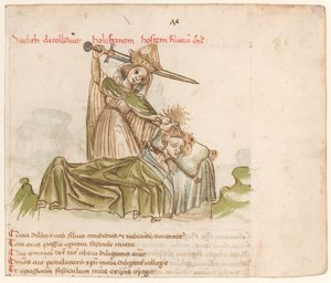 Judith tuant Holopherne - Austrian 15th Century