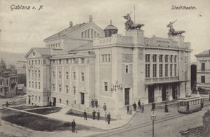 Théâtre, Gablonz an der Neisse, Autriche