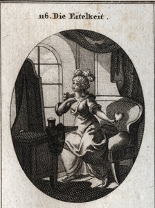 Allégorie de la vanité. Désireuse de plaire et d