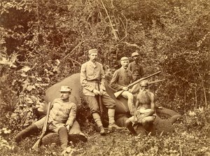 Archiduc François-Ferdinand après la Chasse, Sri Lanka c.1892 - Austrian School