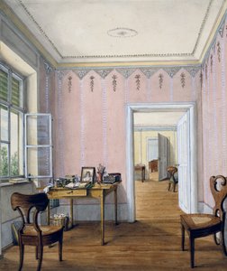 Intérieur de style Biedermeier, vers 1840, Autriche - Austrian School
