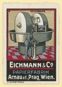 Eichmann & Co fabricants de papier, Arnau am Elbe, Prague, Vienne - Austrian School