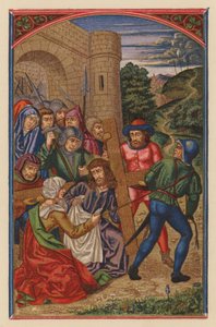 Jesus bajulat crucem (chromolithographie) - Austrian School