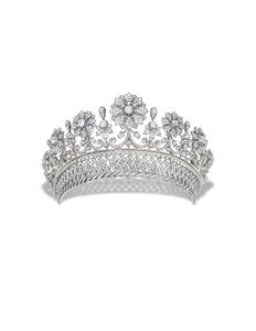 Diadème antique en diamants de Kochert
