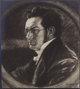 Portrait de Franz Schubert - Austrian School