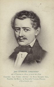 Portrait de Johann Strauss II - Austrian School