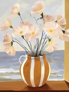 Fleurs aux fenêtres du littoral