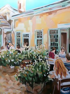 Terrasse du café d