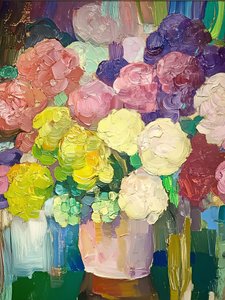 Bouquet floral éclatant - Avanesova Elena