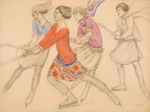 Hockey sur glace - Averil Mary Burleigh