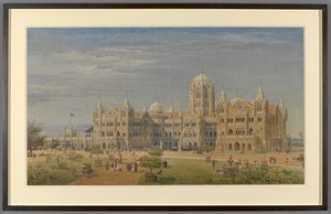 Le Terminus et les bureaux administratifs du Great Indian Peninsula Railway, Bombay, plus tard appelé le Terminus Victoria - Axel Haig