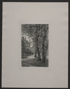Le danois :  Fra slotsparken