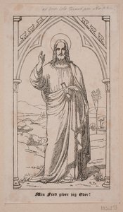 Christ bénissant - Axel Theodor Kittendorff