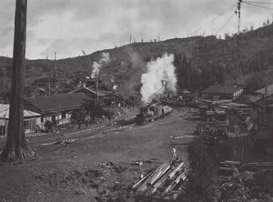 Japon : Numanohira, transport de bois - Axel von Graefe