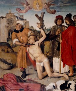 Le martyre de Saint Cucuphas - Ayne (Hans) (active 1502 1507) Bru