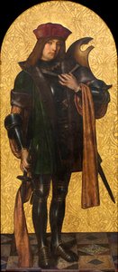 Saint Candide ou Saint guerrier (parfois identifié à Saint George) - Ayne (Hans) (active 1502 1507) Bru