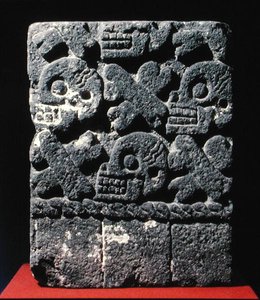 Tzompantli, période post-classique tardive (1300-1521) - Aztec Aztec