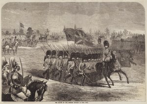 La revue de la brigade de Crimée à Hyde Park - B. Clayton