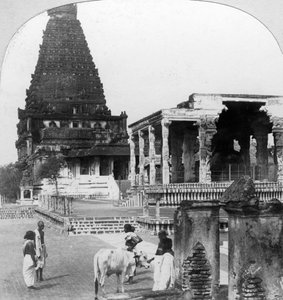 La Grande Pagode de Tanjore Thanjavur, Inde, 1902 - B. L. Singley