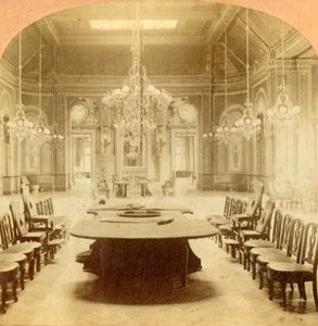 La grande salle dans la maison de jeu à Monte Carlo, 1897 - B. W. Kilburn