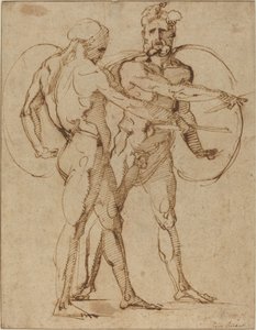 Deux nus masculins, vers 1520 - Baccio Bandinelli
