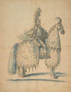 Cavalier en costume de fête