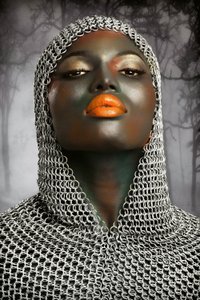 Guerrier de fantasy noire