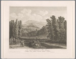 Vue de Vicovaro - Balthasar Anton Dunker