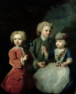 Les Enfants du conseiller Barthold Heinrich Brockes (1680-1747) - Balthasar Denner