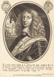 Louis XIV, roi de France - Balthasar Moncornet after Henry Stresor