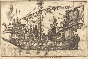 Orphée conduit par Bacchus