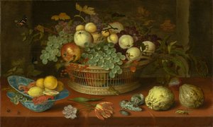 Nature morte avec panier de fruits, 1622