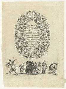 Page de titre: Livre de Fleurs & de Feuilles pour servir à l