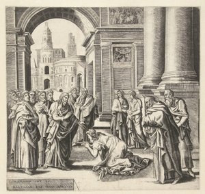 Christ et la femme de Canaan - Balthazar van den Bos