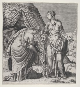 Judith avec la tête d
