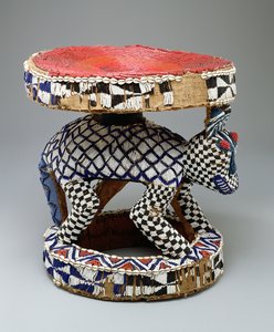 Trône, africain