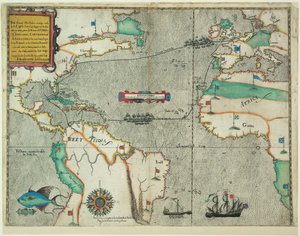 Le célèbre voyage aux Antilles effectué par la flotte anglaise de 23 navires et barques