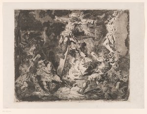 Christus aan het kruis - Barbara Elisabeth van Houten (signed by artist)